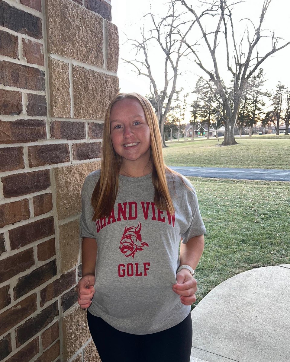 I am very excited to announce that I will be continuing my golf career, as well as my academic career at Grand View University. Thank you to my coaches, friends and family for all of the support. Go Vikings!