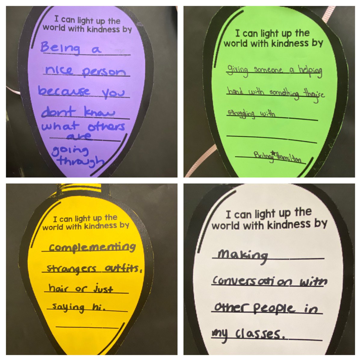 benchclass's tweet photo. My 10th grade @HVT_SilverEagle Kicking off December with “LIGHTS OF KINDNESS!” 🎄🎅🏻❤️ It’s a reminder that little actions lead to BIG IMPACTS! #ClassroomConvos😊Here’s to an amazing holiday season in the classroom! @CCRED307 @NCCVoTech @Supt_Jones https://t.co/aWykZOiEyO