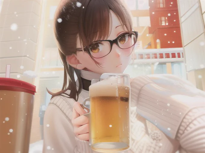 3次元モデルたぬちゃん自撮り写真からAIイラスト生成するの楽し!#meitu 
