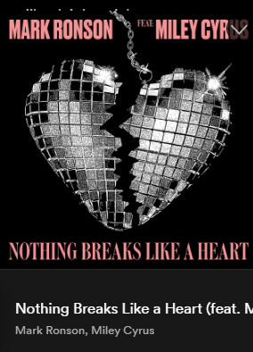softnspicytofu's tweet photo. @IamU_UarmyHope #1 is Down With Me by Yorxe
#100 is Nothing Breaks Like a Heart (feat. Miley Cyrus) by Mark Ronson https://t.co/VVouBnXKot