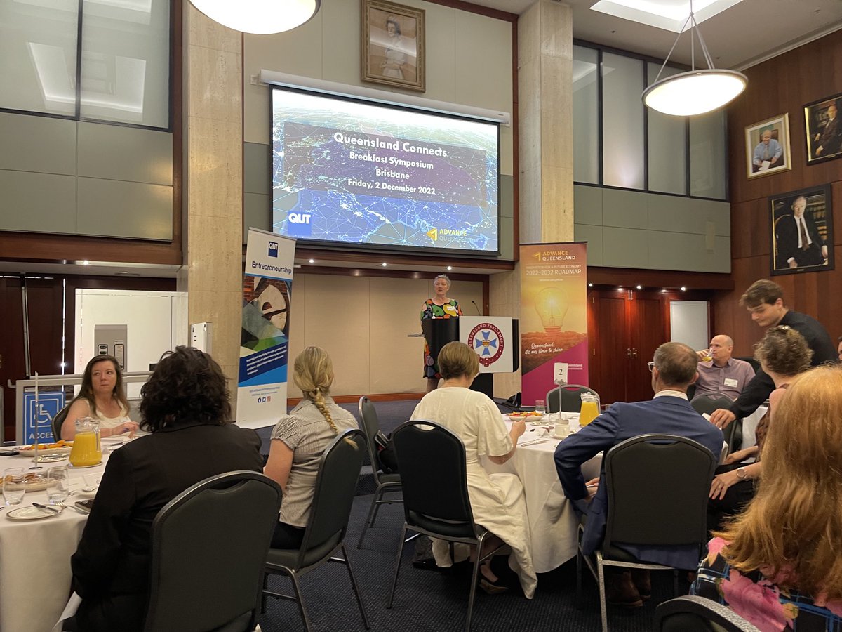 Great energy at this morning’s Queensland Connects Symposium.
⁦<a href="/CHDCorp/">CHDCorp</a>⁩ ⁦<a href="/telford_julia/">Julia Spicer</a>⁩ #regions#innovation#collectiveeffort