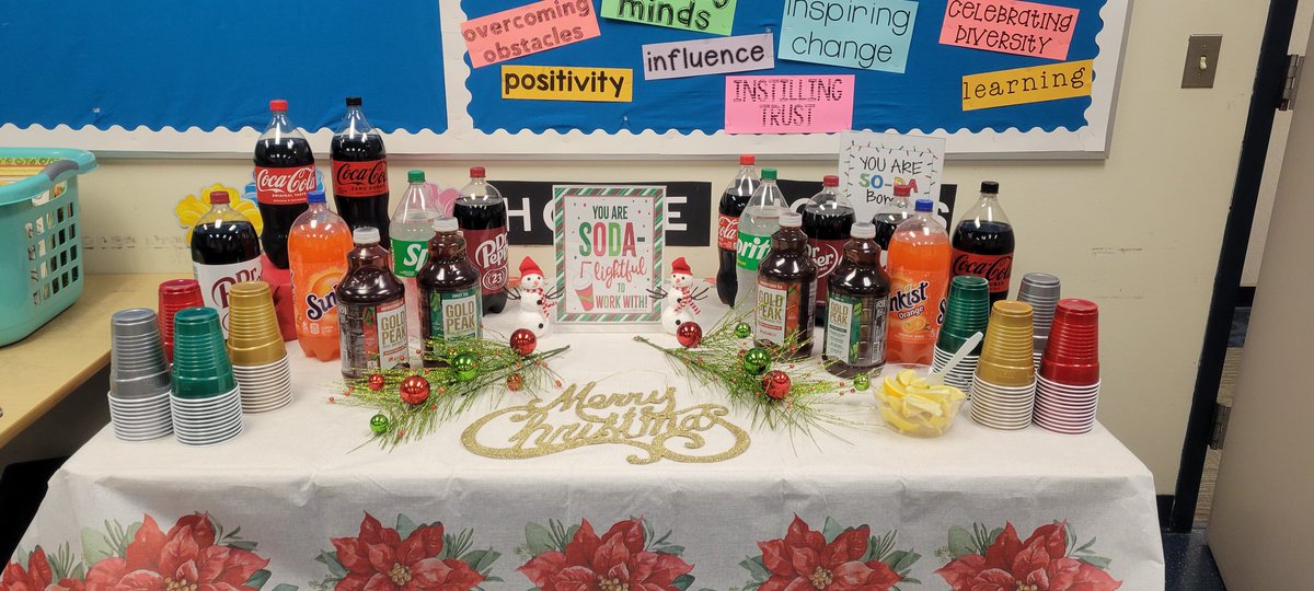 On the 1st day of Christmas <a href="/GinningsElem/">Ginnings Elementary</a> 
We are SODA-lighted to work with you! #Wearefamily #togetherasone <a href="/ClaudiaBolivian/">Dr. Claudia Calvo-Montes</a>