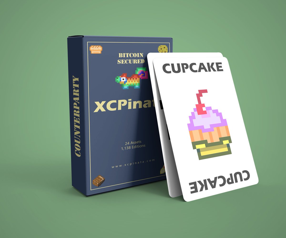 Collection: XCPinata
Assets: 24
Editions: 1,138 
Token Year: 2015

🔗XCPinata.com

#nft #nfts #nftcommunity #xcp #btc #xchain #cryptoart #art #tokens
<a href="/CounterpartyXCP/">Counterparty</a>