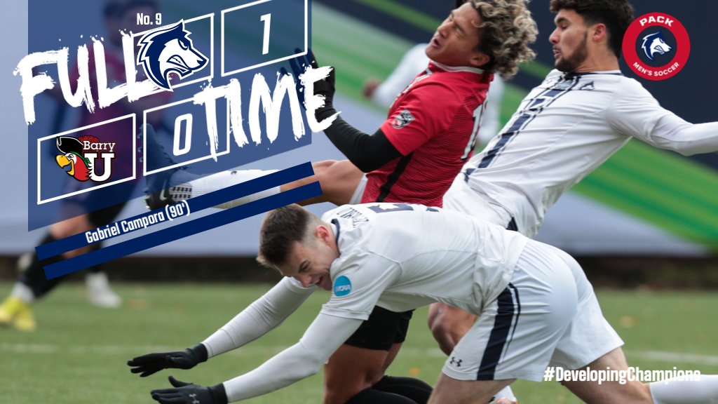 CSU Pueblo ThunderWolves (@gothunderwolves) on Twitter photo ⚽️🚨 PACK WIN!!! 🚨⚽️
No. 9 <a href="/csupmsoccer/">CSU Pueblo - Men‘s Soccer</a> DEFEATS Barry 1-0 on a goal scored from Gabriel Campora with 30 seconds left in the match and ADVANCE to the NCAA Championship match Saturday against Franklin Pierce 😤👏
#DevelopingChampions #ThePackWay ⚽️🚨 PACK WIN!!! 🚨⚽️
No. 9 <a href="/csupmsoccer/">CSU Pueblo - Men‘s Soccer</a> DEFEATS Barry 1-0 on a goal scored from Gabriel Campora with 30 seconds left in the match and ADVANCE to the NCAA Championship match Saturday against Franklin Pierce 😤👏
#DevelopingChampions #ThePackWay