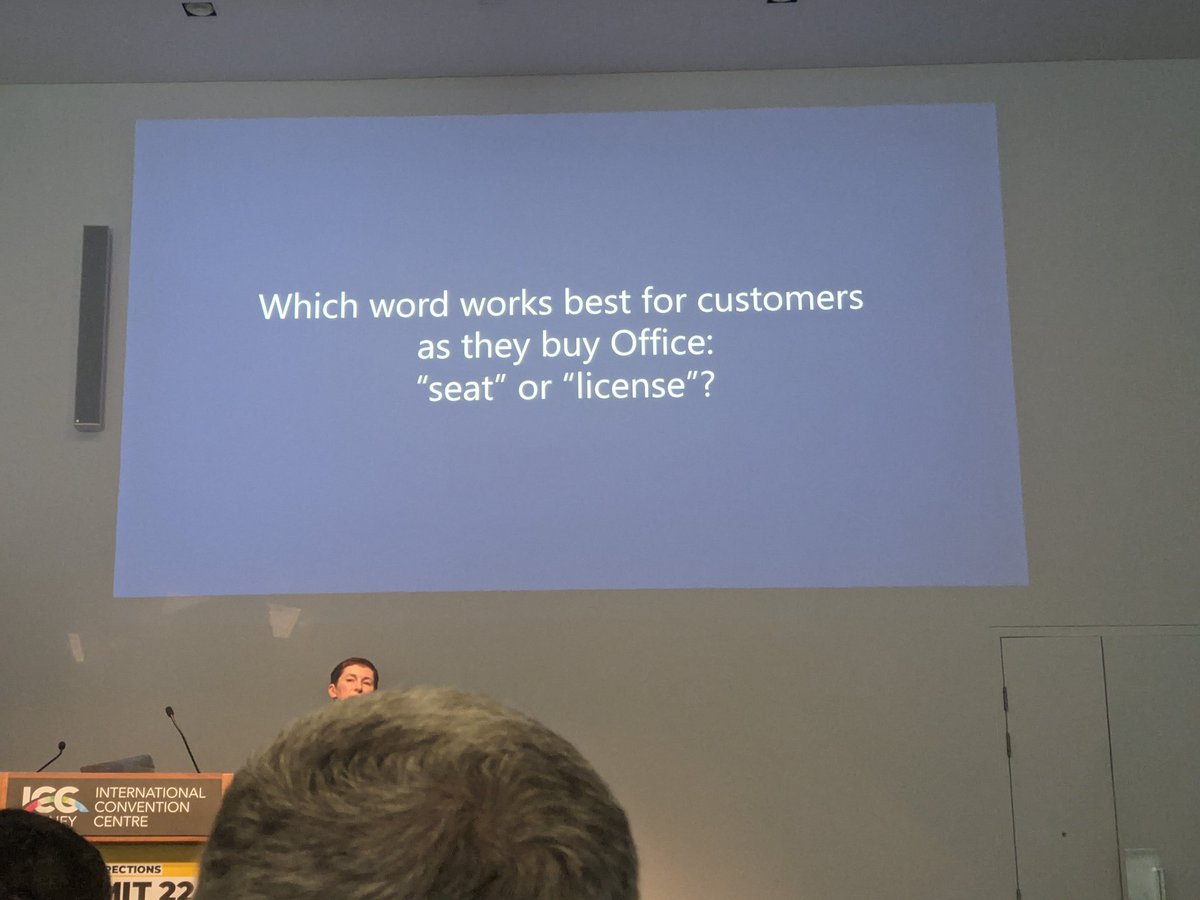 Improving user flow can be about using the right words. Preferring a word doesn't equal understanding it's meaning. <a href="/JorgensenErica/">Erica Jorgensen</a> #summit22