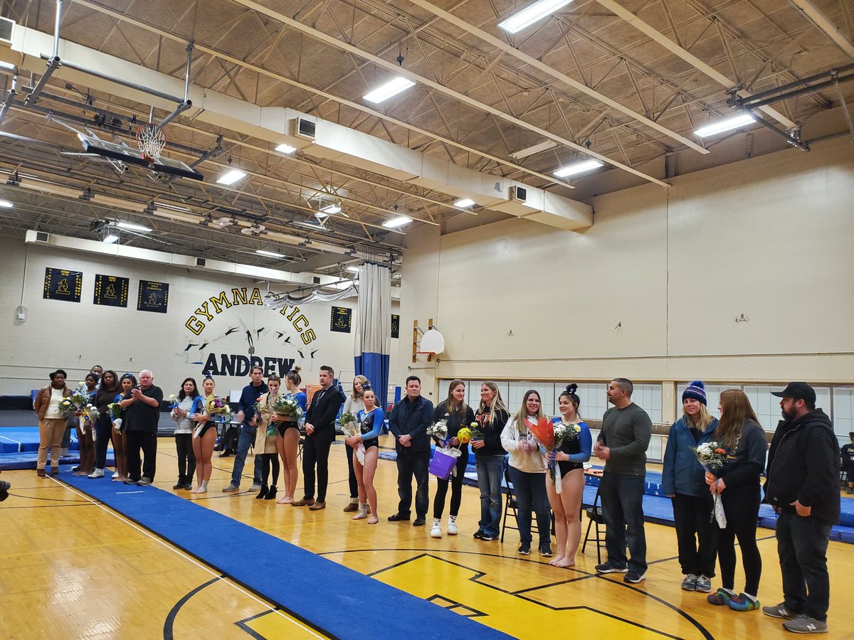 Senior Night <a href="/VJAGymnastics/">D230 Gymnastics</a>!
<a href="/vjabolts/">Andrew Athletics</a> <a href="/StaggAthletics/">StaggAthletics</a> <a href="/EaglesAthletics/">Sandburg Athletics</a>