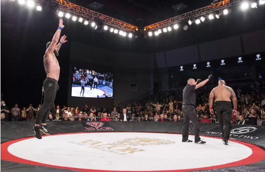 MonsterRings's tweet photo. Monster Rings and Cages made the Bout Circle for the world's most dangerous man @shamrockken 's @valorbk! Be on the look out for more fights. 

#monsterringsandcages #kenshamrock #valorbk #mma #mmacage #mmafighting #mmatraining #mmalife #mmamemes #mmagym #bareknuckleboxing https://t.co/8JFPWaig30