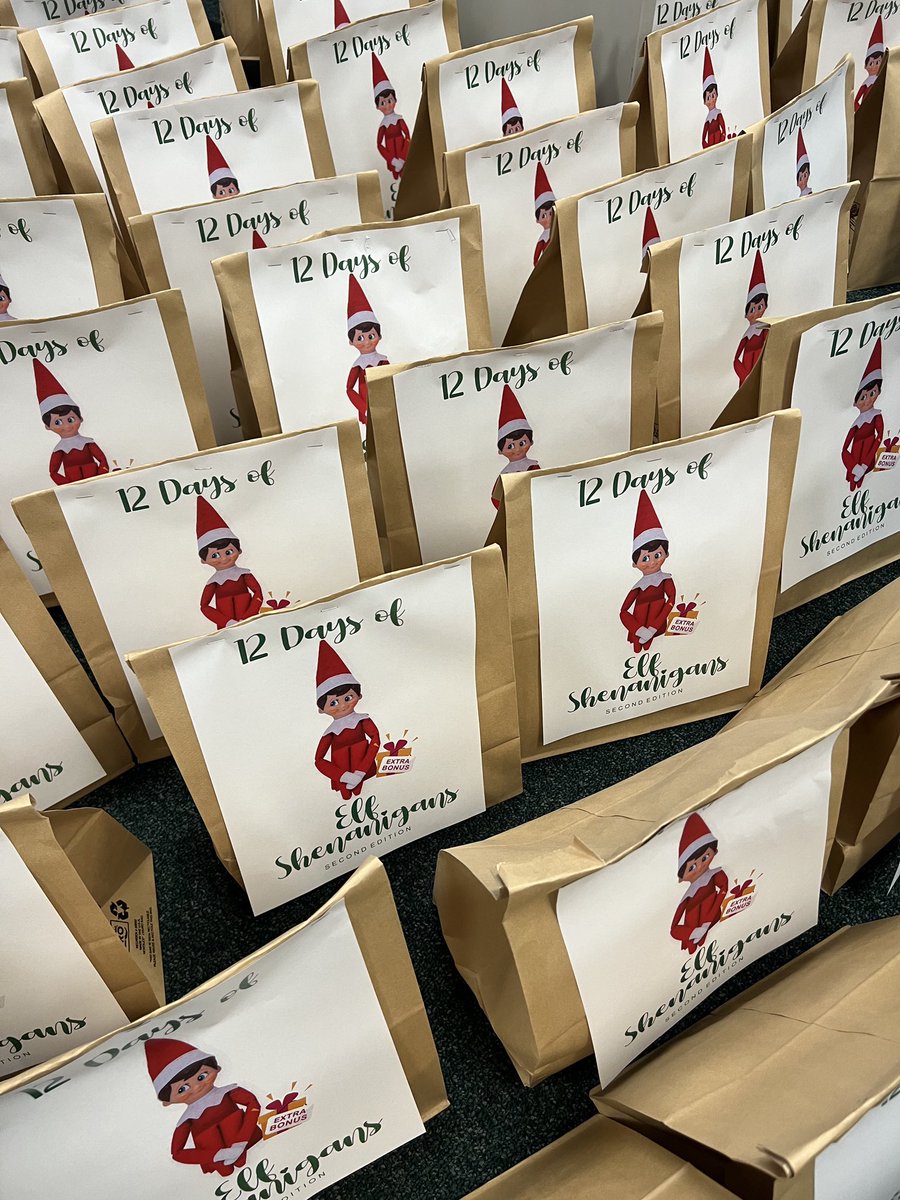 PattonvilleFACS's tweet photo. Parents!!!!  Need help with that pesky elf??? Come grab a 12 Days of Elf Shenanigans kit, it has all supplies included. Located at the FCS department booth outside F109 THIS Saturday at the craft fair. @PattonvilleSD @Pattonville_HS @PattonvilleBand https://t.co/coLq6rRXjd