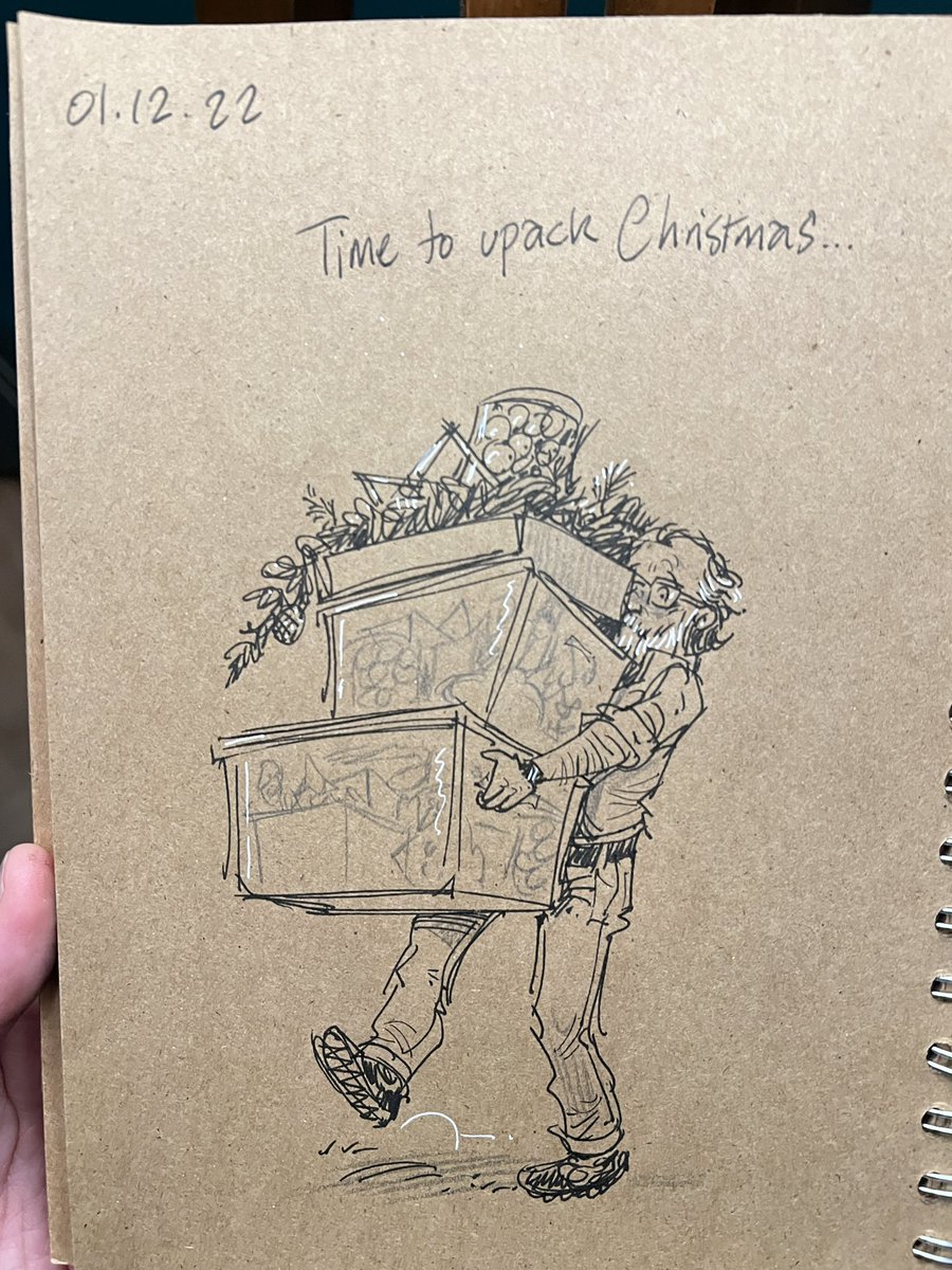 Usually leave it a bit later but feeling a bit more festive this year! #doodleaday #feelingfestive