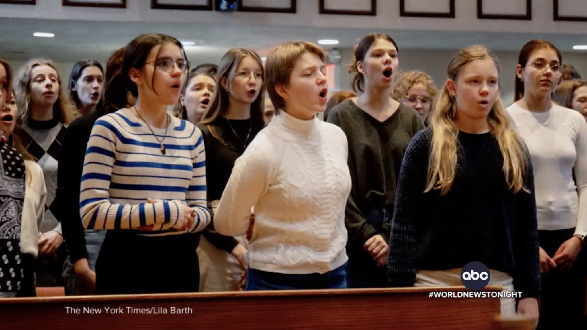 World News Tonight on Twitter "The Ukrainian Children’s Choir will be