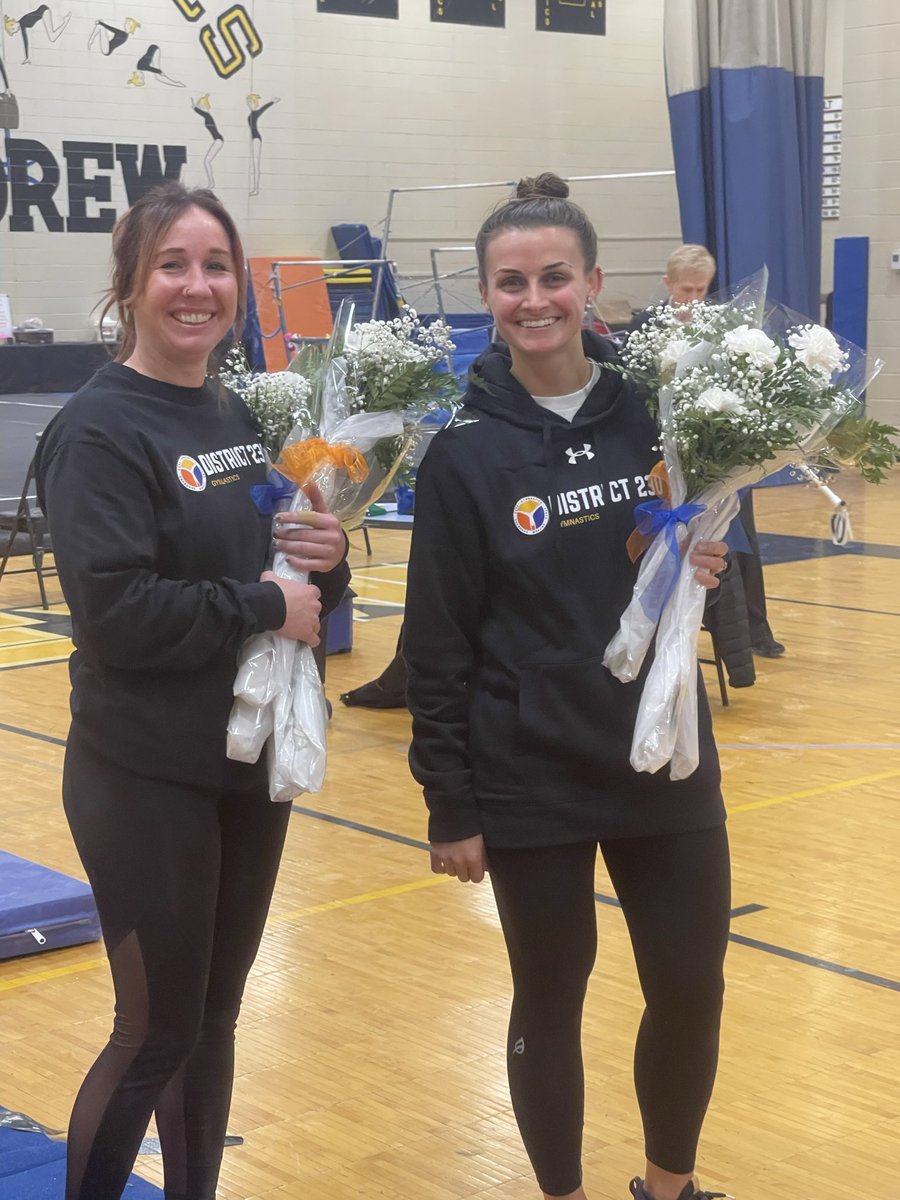 Thank you to our senior athletes, parents and families for their support of <a href="/VJAGymnastics/">D230 Gymnastics</a> during these past 4 years, good luck in the future 
<a href="/StaggAthletics/">StaggAthletics</a> <a href="/EaglesAthletics/">Sandburg Athletics</a>