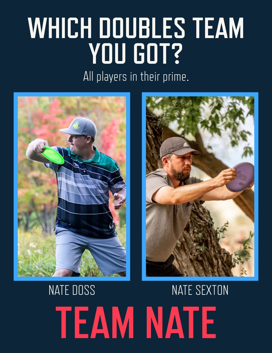 Disc Golf Pro Tour on Twitter "Which MPO doubles team would you choose?"