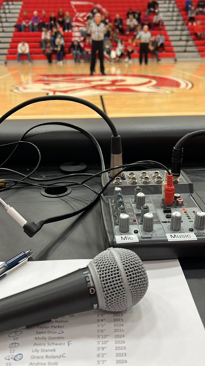 QuistofFate's tweet photo. Time to channel my inner @timjsinclair First game on my announcing schedule. #TimothyChristian https://t.co/Fl2xE2rVzu