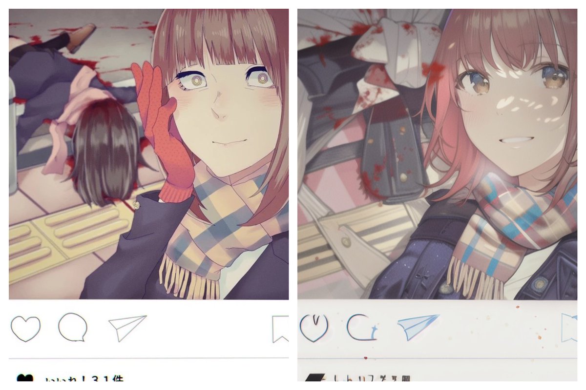 別の世界線の自分が描いた絵見てるみたいで面白くてずっとAIで遊んでる 