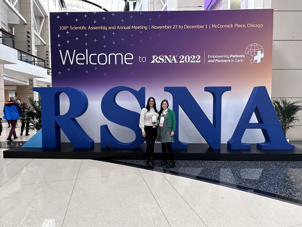 kzakimetias's tweet photo. An incredible week @RSNA #RSNA22 spent with friends old and new! I’m grateful to have met my mentors and @canadaradwomen, connect with new colleagues across 🇨🇦 and 🇺🇸, as well as work with the fantastic #RGTEAM at @RadioGraphics. Looking forward to 2023! https://t.co/A2AqYXKGHN