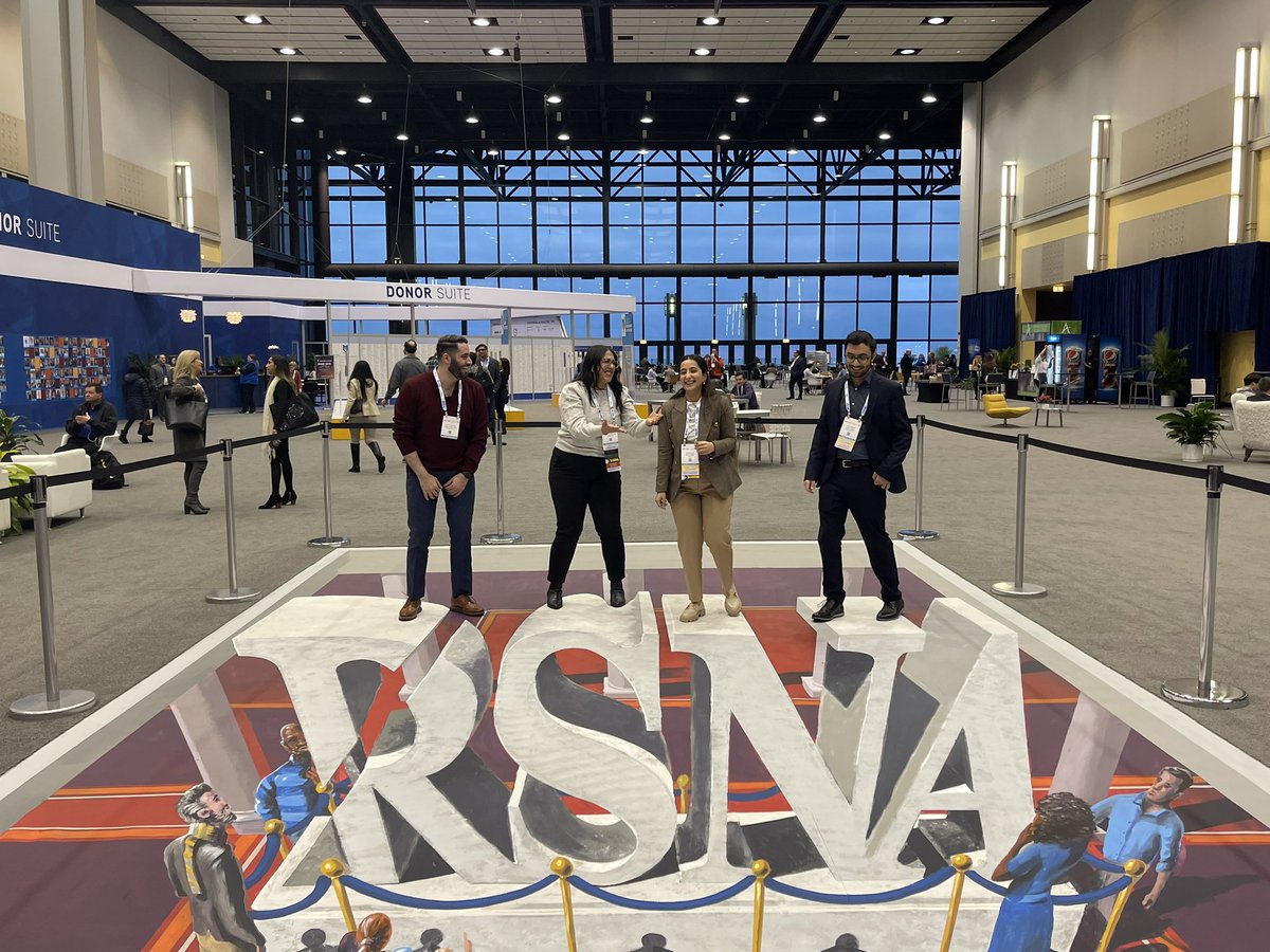 An incredible week @RSNA #RSNA22 spent with friends old and new! I’m grateful to have met my mentors and @canadaradwomen, connect with new colleagues across 🇨🇦 and 🇺🇸, as well as work with the fantastic #RGTEAM at @RadioGraphics. Looking forward to 2023!