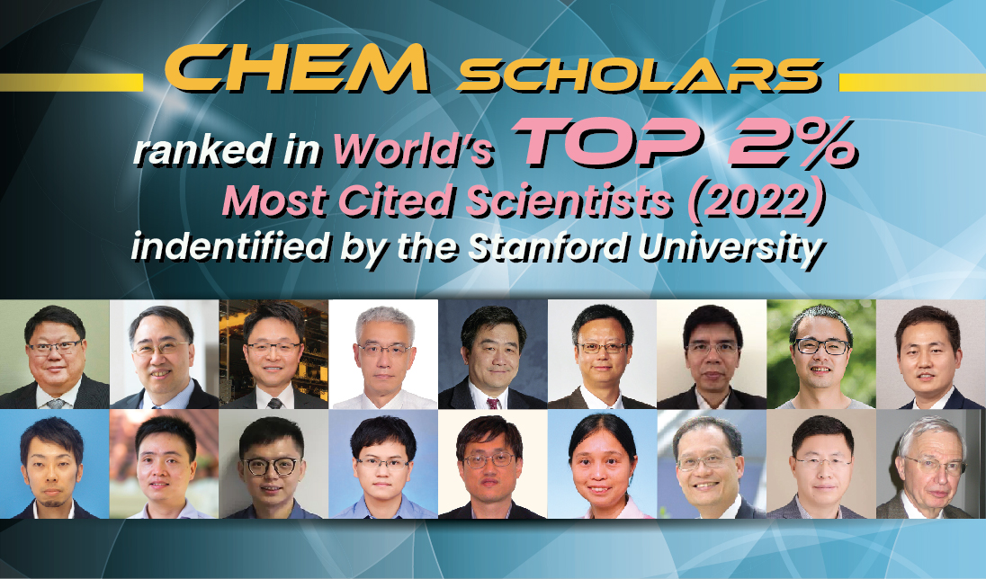 𝐂𝐨𝐧𝐠𝐫𝐚𝐭𝐮𝐥𝐚𝐭𝐢𝐨𝐧𝐬 to 18 CHEM colleagues are recognised as Top 2% of the world’s most cited scientists by the Stanford-Elsevier indicators 2022 

For more details, cityu.edu.hk/chem/news/high… 

#cityuchem #CityUScience #research #Chemistry