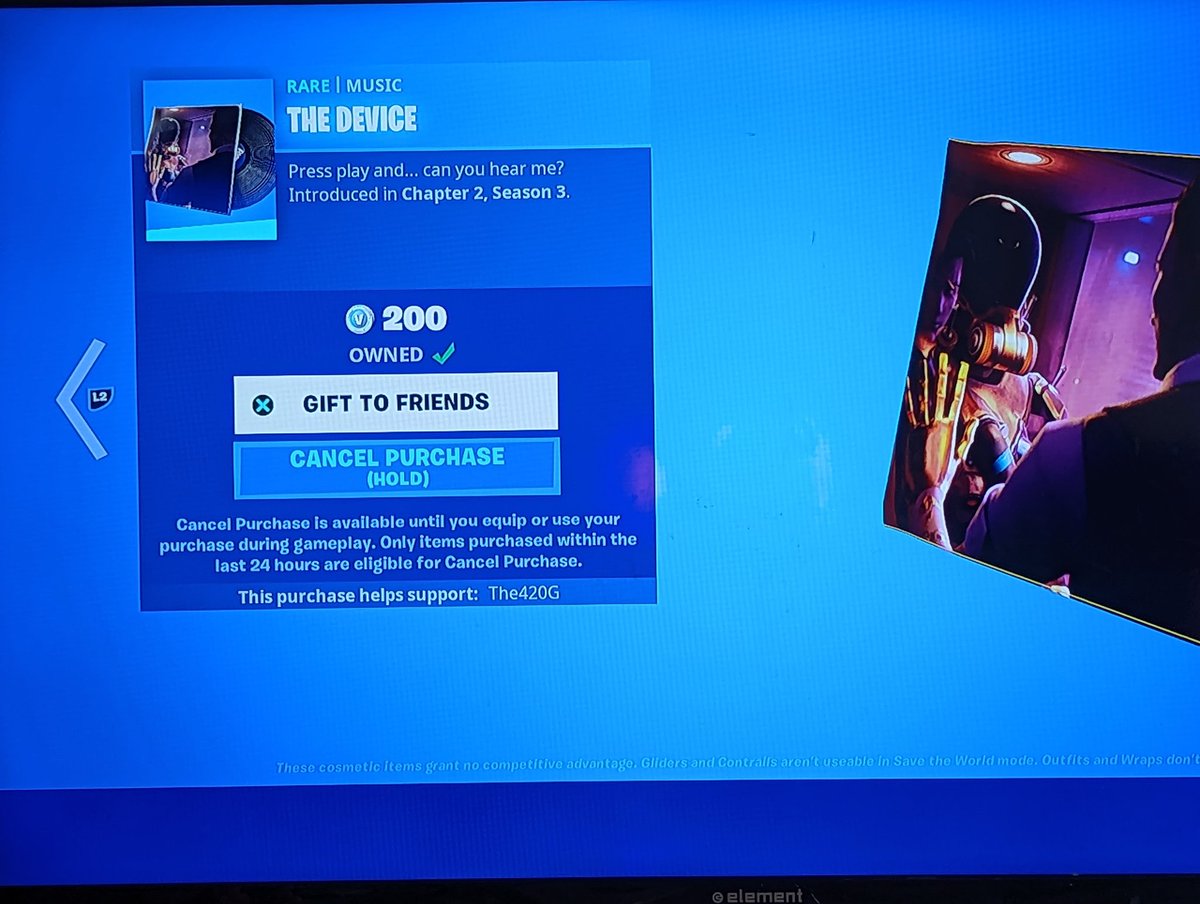 Picked up a couple old unvaulted #Fortnite cosmetics using @Lewis_N420's Support-A-Creator code 'The420G' because he's such a flippin' gosh-darned ray of frickin' sunshine in the community. 🌞#LegitLewis420!
#The420GFam #FortniteFracture