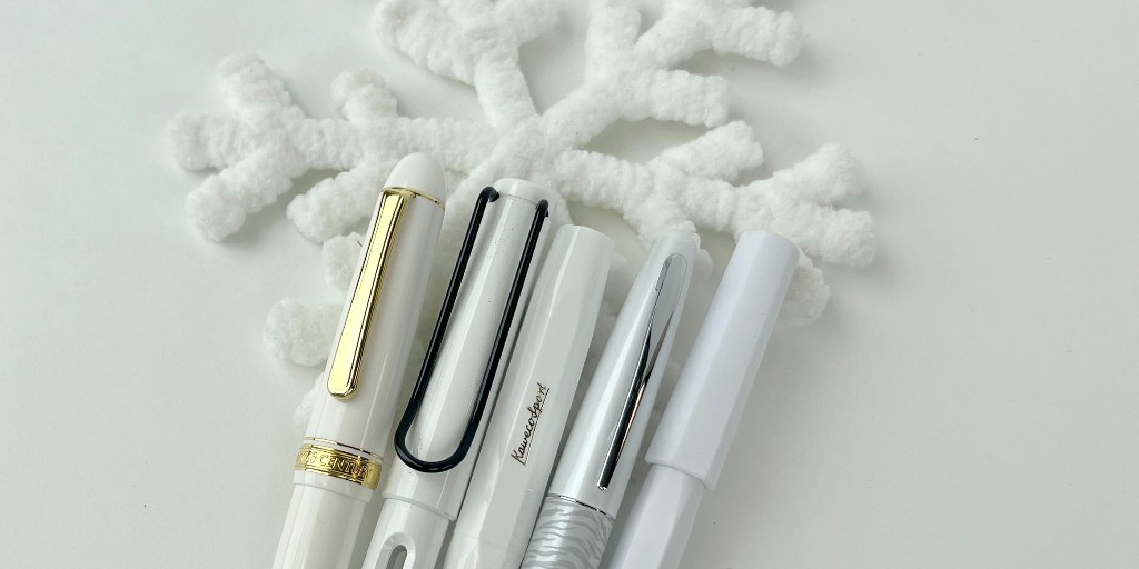 PenChalet's tweet photo. Embrace the season - add a little ice to your pen collection!❄️ Shop all of our icy fountain pens: https://t.co/n3WLjGMXbf @PlatinumPens @PilotPenUSA @LAMY @Kaweco_Germany #ystudiopens #ystudioresin #platinum3776 #pilotmr #lamyretrosafari #kawecosport #penchalet #fountainpens https://t.co/19HbTCkxWF