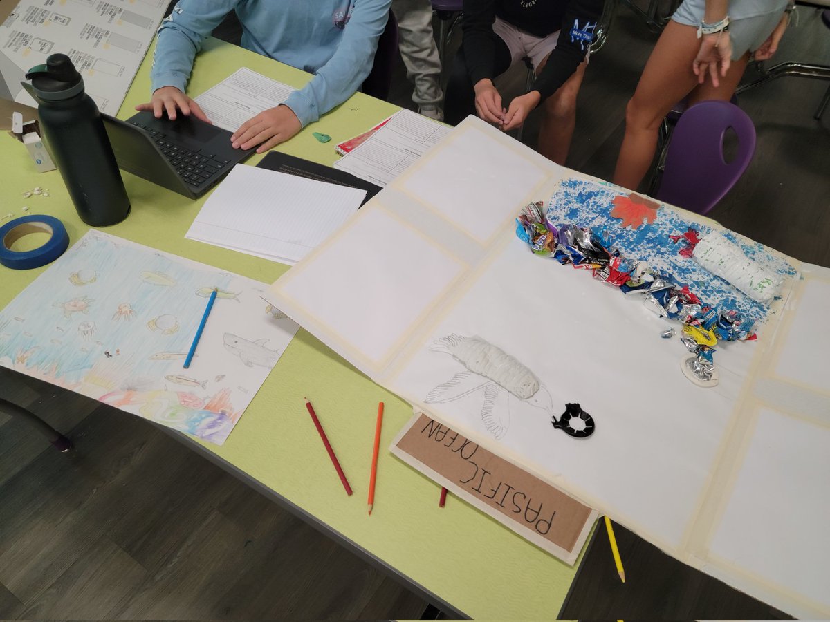 TaylorTurizo's tweet photo. Middle school exhibition is happening soon and these kids are finalizing their farms of the future! Love seeing what they have come up with based on their learnings. https://t.co/pzA7el0D9B