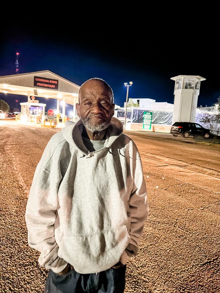 After 55 years in prison, Harry celebrated his 75th birthday by walking out of Angola a free man. Happy Birthday, Harry!
