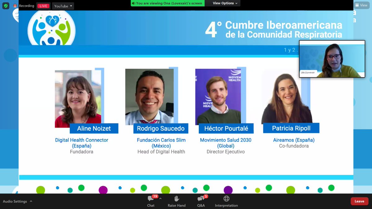 Fund_MovSalud's tweet photo. Hoy hicimos parte de la 4ª Cumbre Iberoamericana de la Comunidad Respiratoria. Nuestro Director Global, Hécotr Pourtalé @elaonik, hizo parte de la sesión GAP Digital dentro del marco del evento. https://t.co/jsyRBYwvG5