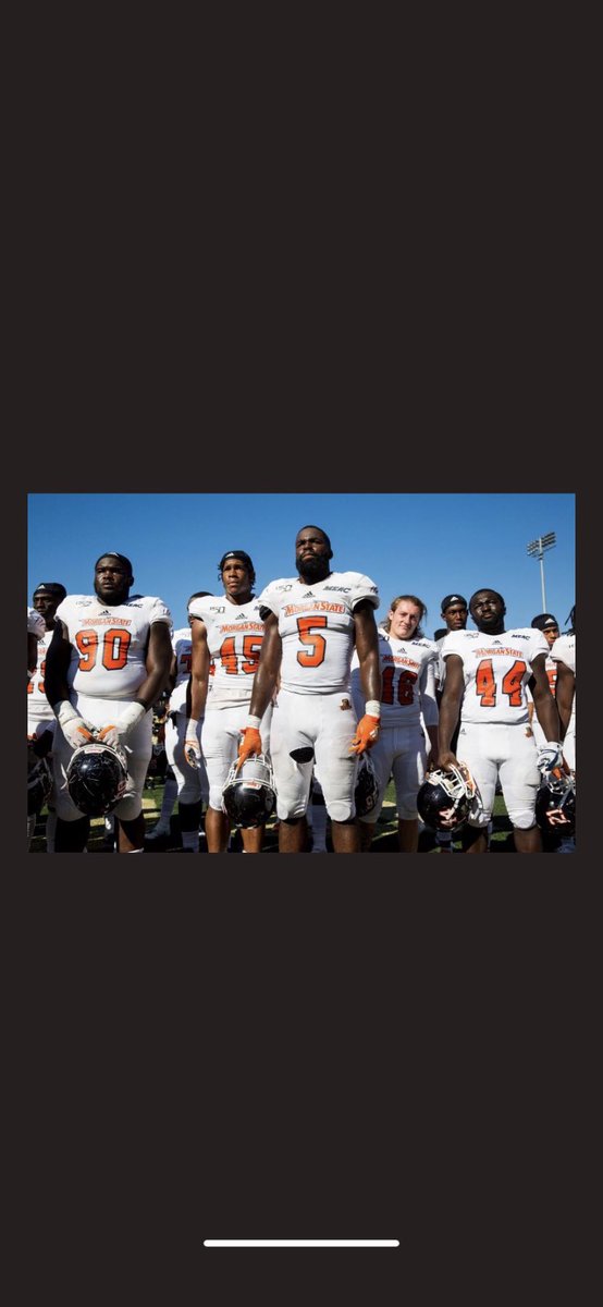 After a great conversation with <a href="/CoachOSmith/">Omarr Smith</a> I am blessed to receive my first Division 1 offer to Morgan State. @LaneyOline <a href="/ramos_Laney_FB/">Josh Ramos</a> <a href="/LaneyCollegeFB/">Laney College Football</a> <a href="/beam_coach/">Coach John Beam</a> <a href="/JUCOFFrenzy/">JUCO Football Frenzy</a>