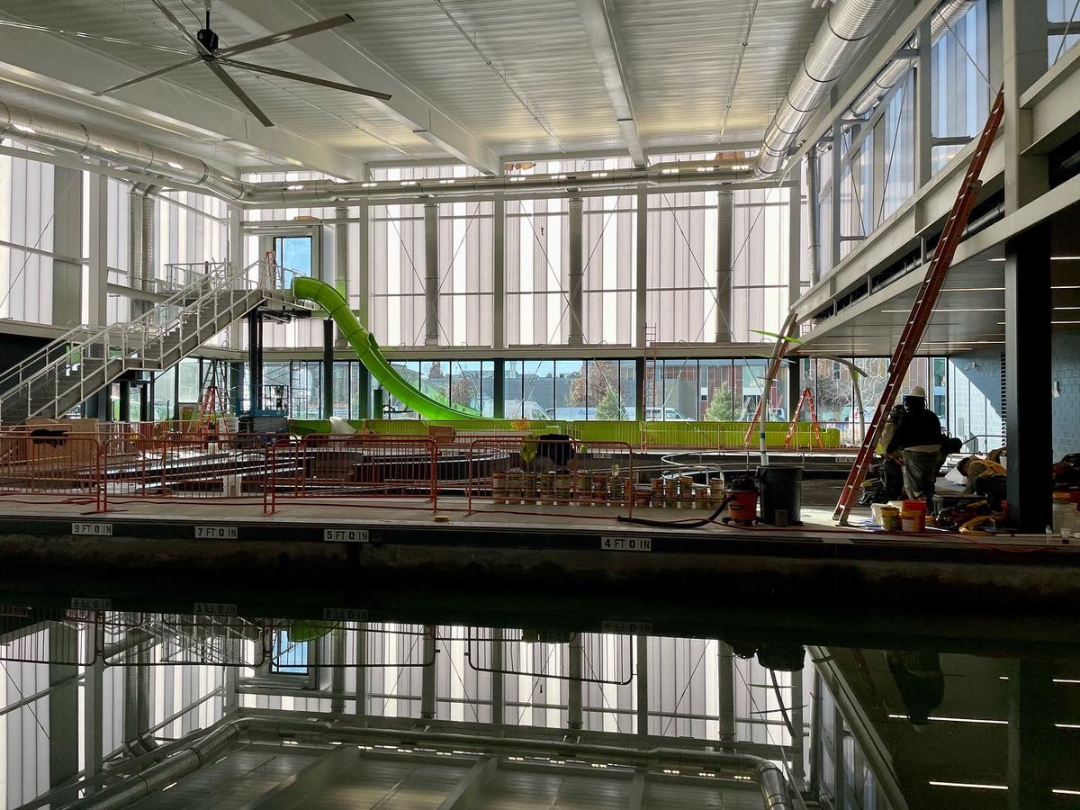 HallAluminum's tweet photo. Who wants to go for swim or a slide? Green Valley Ranch Pool looking good! 🛝🏊#pool #colorado #slide https://t.co/iTmh2CaKyw