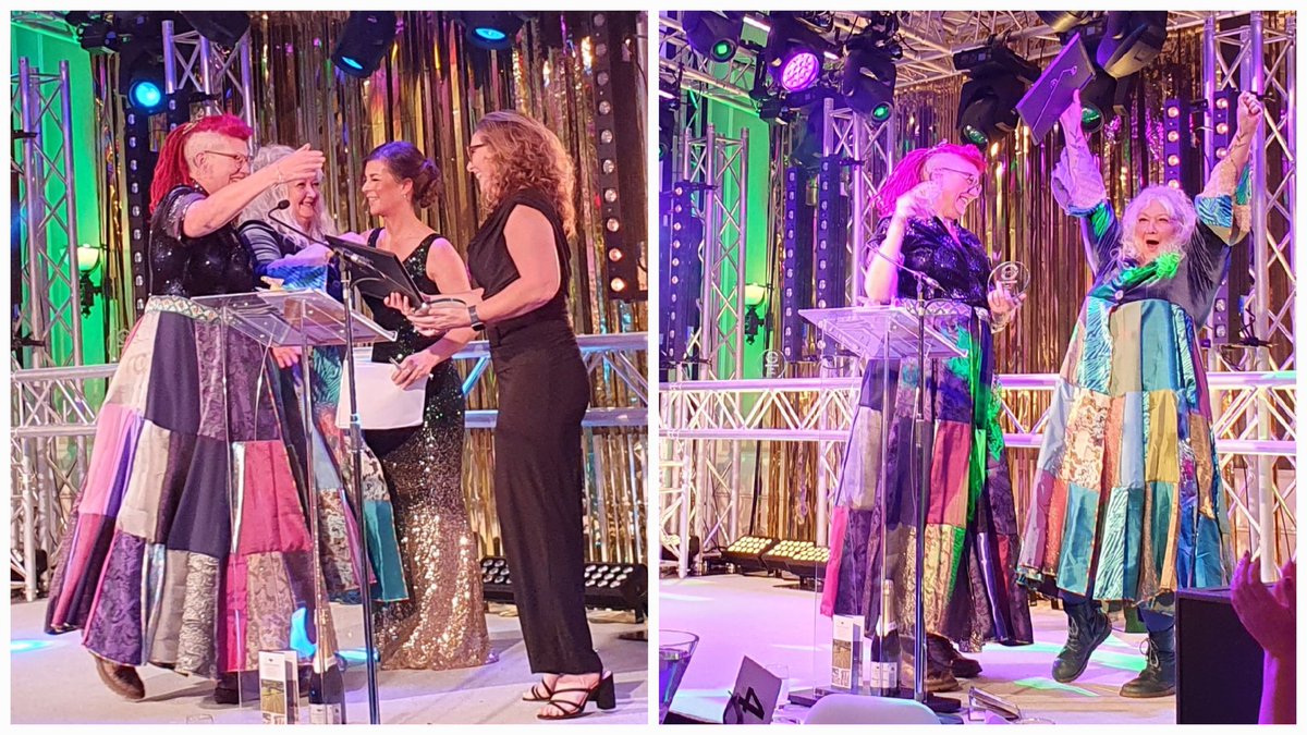 We’re thrilled to announce Kate Richards and Soozy Willis – owners (and fabric engineers) of The Queens@46 - are the winners of the ‘Green Business category’ in the @womenawards22 

#inspirational #Green #business