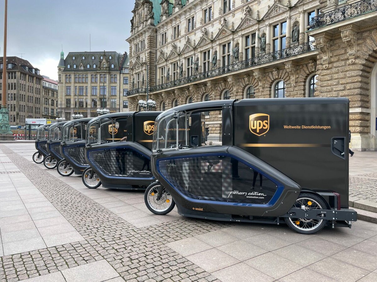 UPS is expanding its cargo-bike delivery program in Hamburg and Cologne, Germany.

This is really important for cities.

HT @bikepedantic