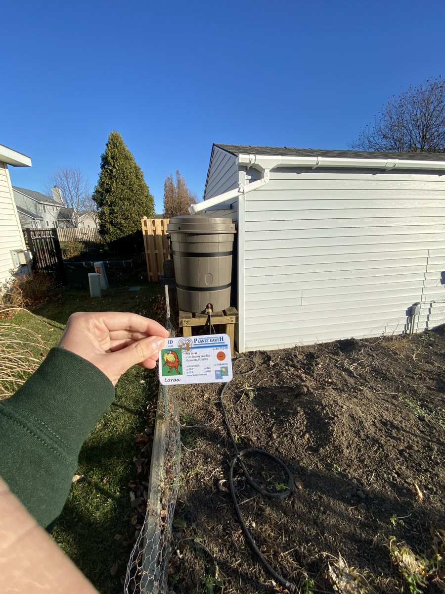 SczesnyZachary's tweet photo. During the summer I collect water in this barrel so when I need to give some of my plants water i can use water from the barrel instead of using a gardening hose. @franklinlorax #apeswater https://t.co/QFZ8aGgUrj