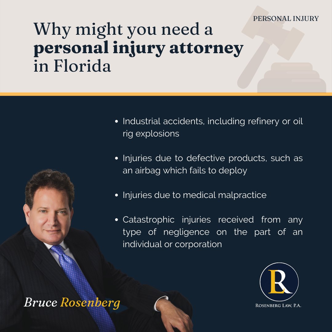 Know when to contact a personal injury attorney #rosenberglawpa #floridalawyer #sarasota #plantation #florida #attorney #litigationlex #courttv #floridalLaw