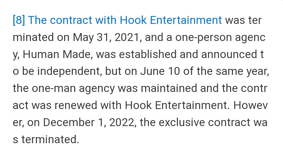Agency : HumanMade, independent 👍👏🤩😍
#LeeSeungGi #이승기

namu.wiki/w/%EC%9D%B4%EC…