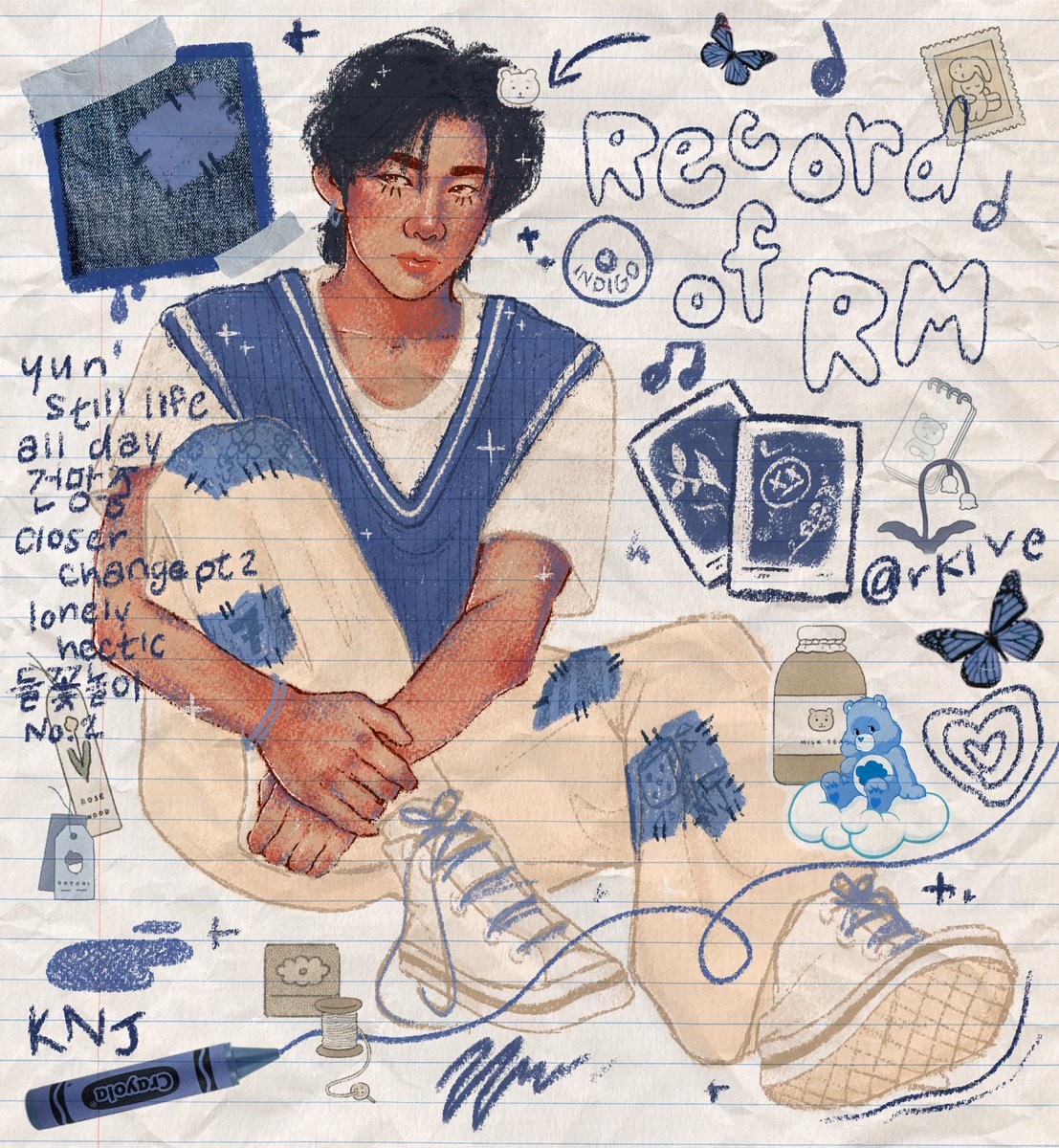 cidoodie's tweet photo. faded like old jeans 📼

#indigobyrm #RM𓆮 https://t.co/MQxHcI4NgG