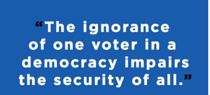 •“Be aware, Do your Share, Vote!”
•“The real deal is Vote.”
•“We should all agree on the value of voting.”
•“Your vote is your future.”
•“Reverse the trend. Apathy can’t solve your problems.”
•“A man without a vote … is like a man without a hand.”