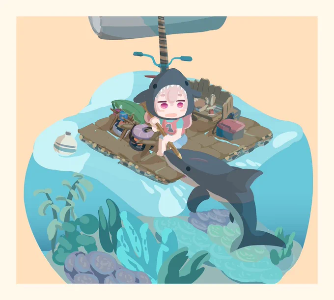 #このタグを見た人は推しの初描きと現在の絵を載せる 