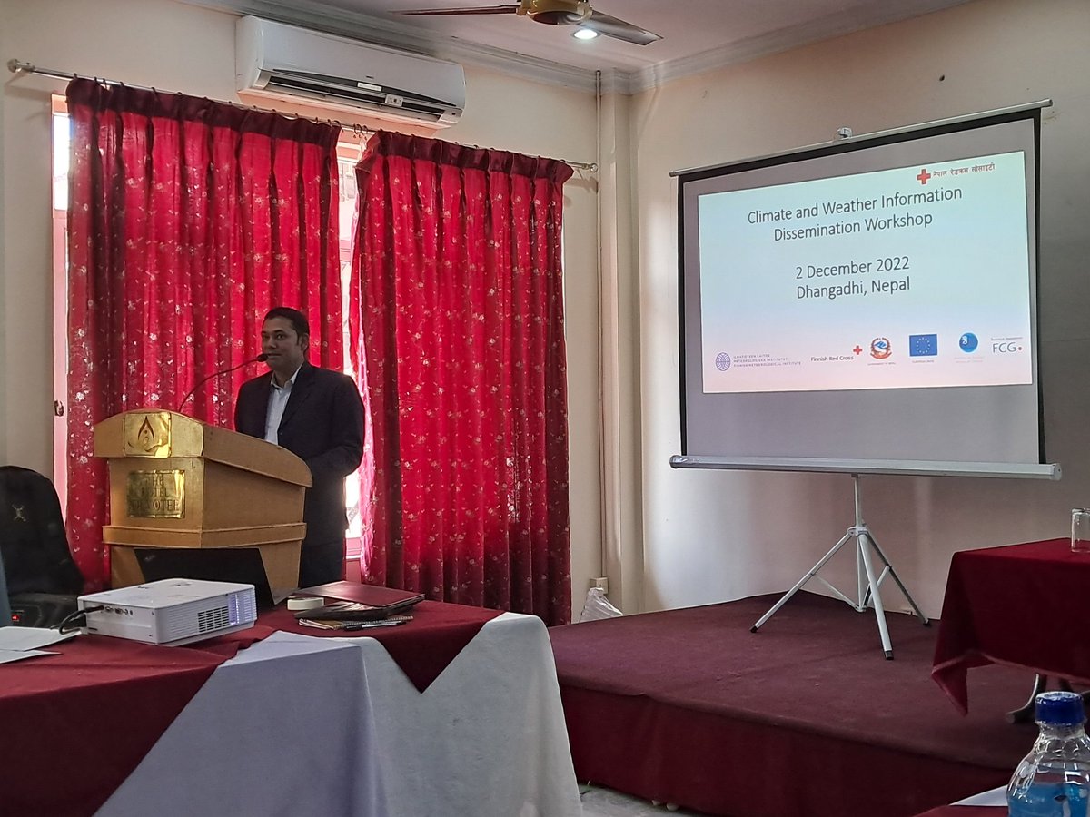 This partnership @FMIclimate @DHM_Weather @PunainenRisti @NepalRedCross @danskrodekors @Ulkoministerio @finlandinnepal aims to connect scientific forecast with at-risk communities #AnticipatoryActions#EarlyActionsSavesLives