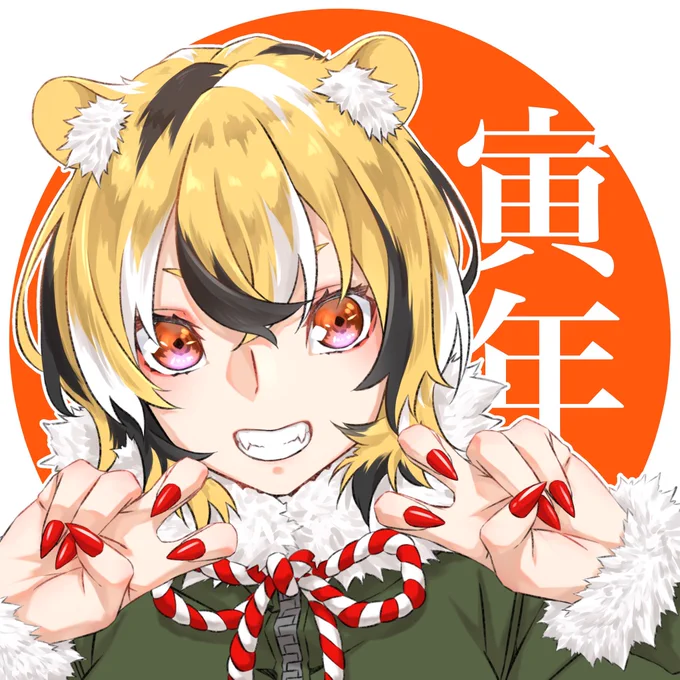 毎年恒例の干支イラスト来年は卯年描き込み度合いのせいかもだけど上達してるようにも見えてまだ成長してるなと実感する 