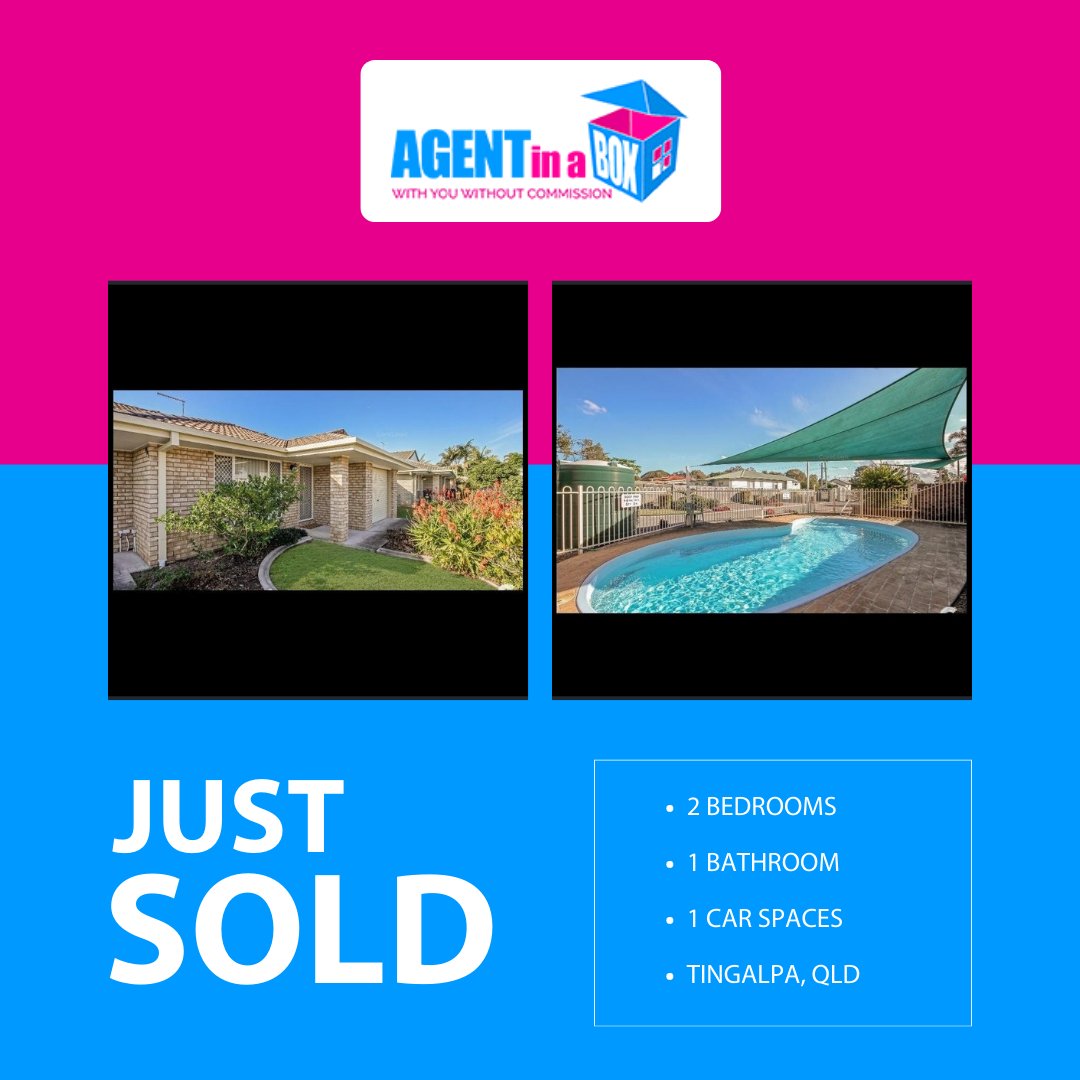 Agent in a Box - Australia have sold 4831 properties of all time on realestate.com.au

Check out our recently sold here 👀 bit.ly/3Dz4g2a

Congratulations to the Vendor and Purchaser of this property in Tingalpa, QLD.

#agentinabox #fsbo #tingalpa #qldrealestate