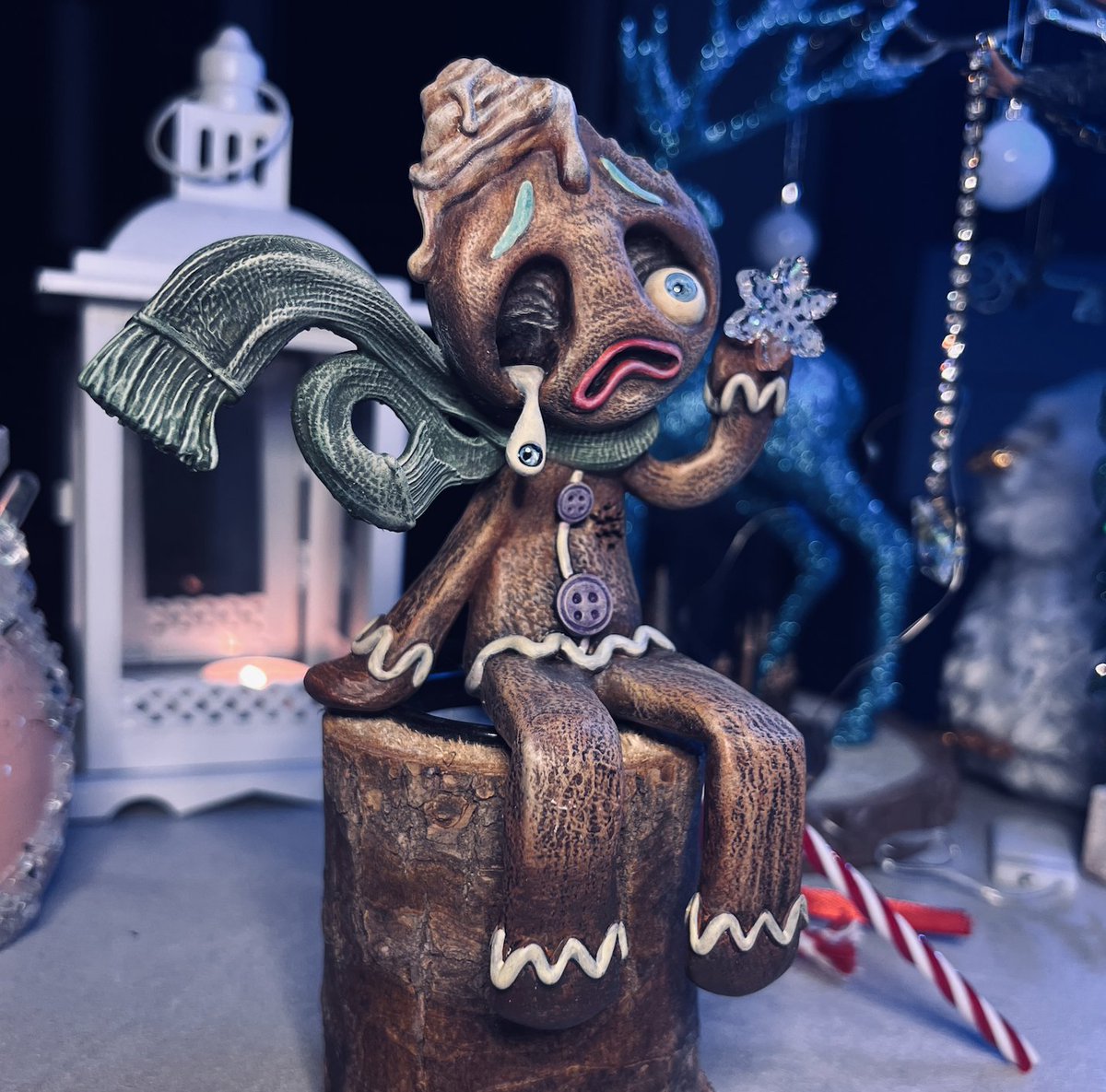 🍪"He is a tiny gingerbread cookie who is suffering from #climatechange." -<a href="/umarts_channel/">UMarts_3D</a> 
🎄Get the gingerbread design by UMARTSCHANNEL on <a href="/Cults3D/">Cults.</a>  3D-printed: ow.ly/nfig50LSxP7

#XMASCULTS #christmas #climatechange #gingerbread