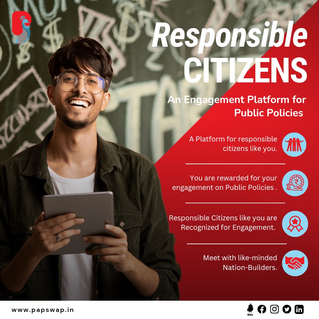 PapswapHQ's tweet photo. There is no better Policy than honesty and PapSwap is the exemplary platform for all honest and responsible citizens who would like to make a difference in the Indian Citizen Policies sector.

#publicpolicy #policyandprocedures
#PoliciesWithPapswap #PoliciesoverPolitics https://t.co/ctWHgkJ3ZJ