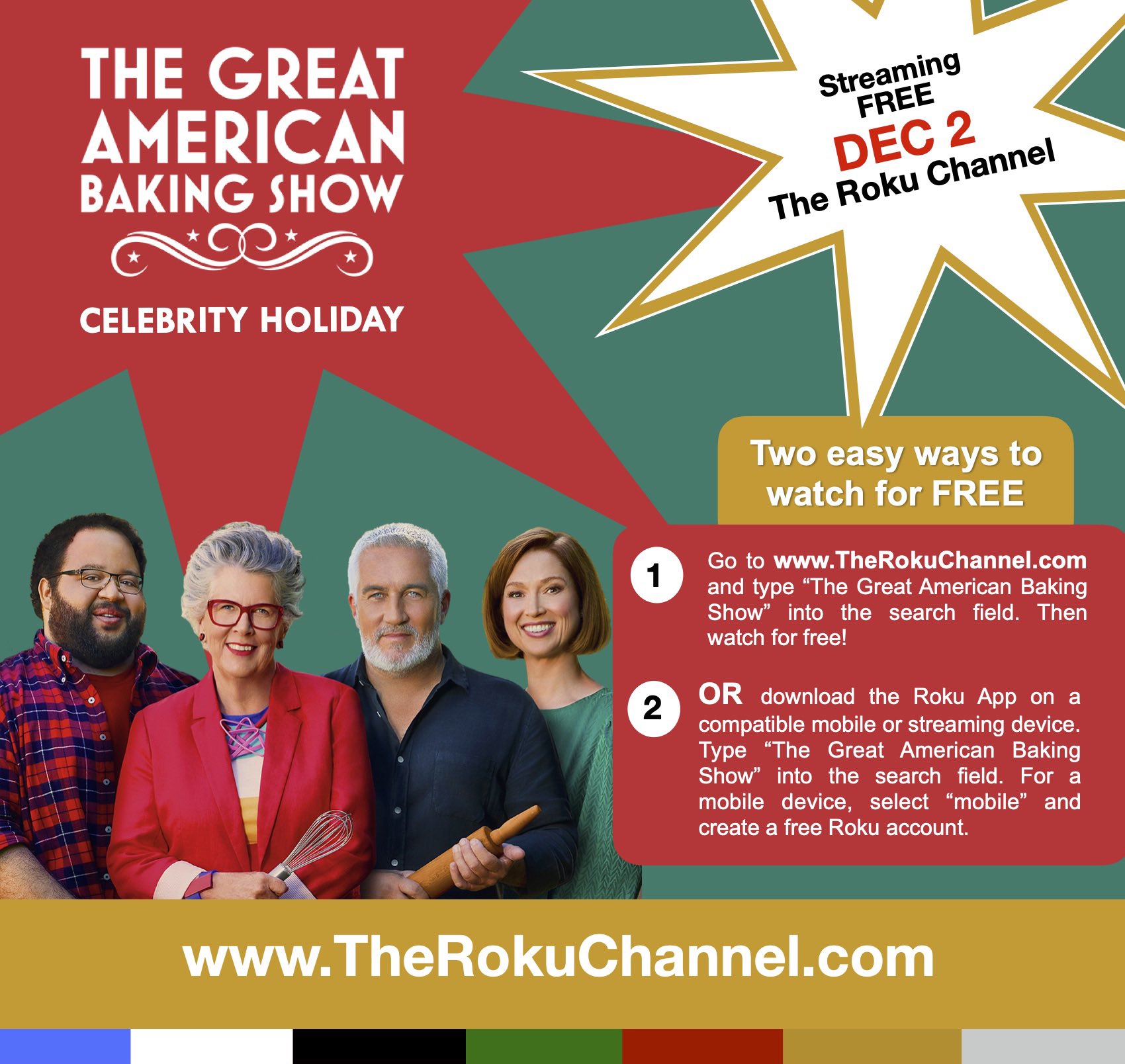 The Great American Baking Show Holiday Edition GABakingShow X