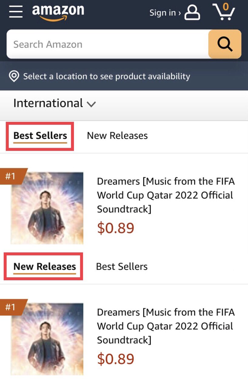 Amazon International Best Seller