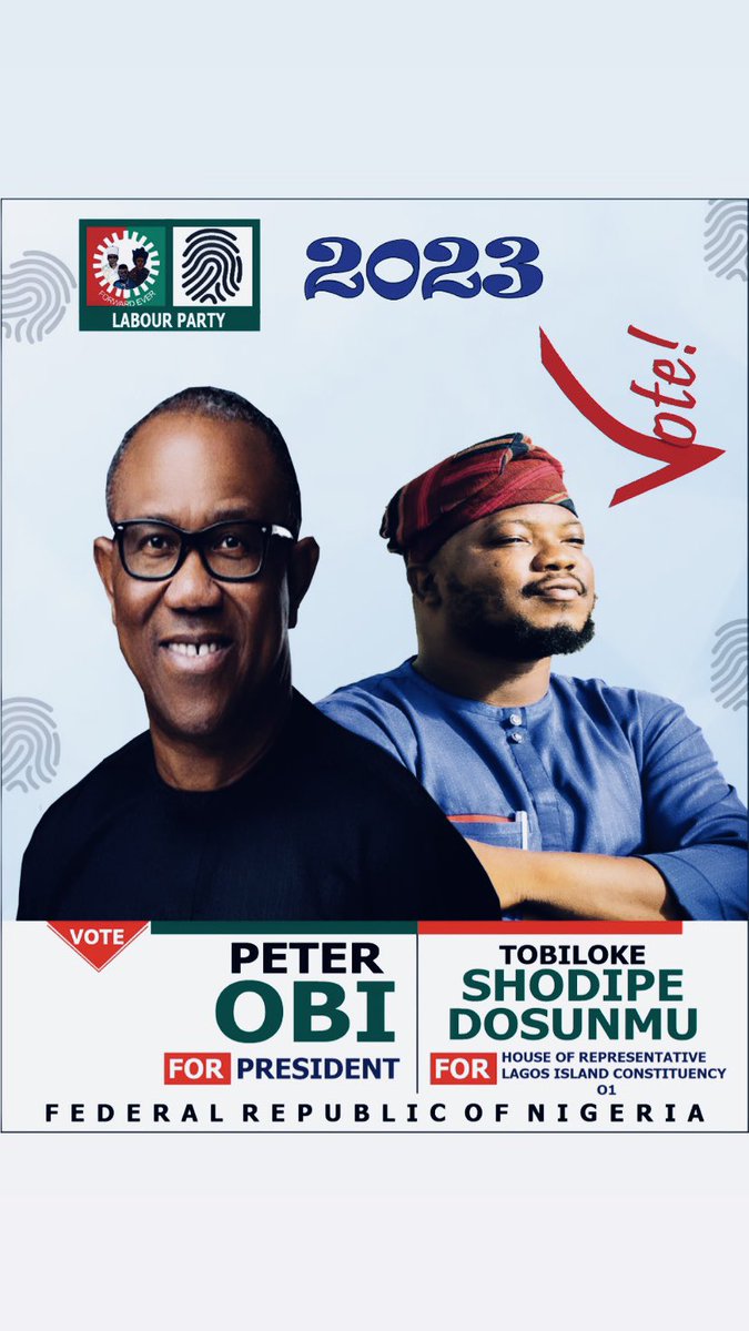 Tobbiloke's tweet photo. im on ground with my people on the island and it’s not a joke that we all feel the pains of this political system of self serving oligarchs who have no one at heart but themselves . VOTE TOBILOKE DOSUNMU 4 REPS LAGOS ISLAND https://t.co/9iRH5NpoTp