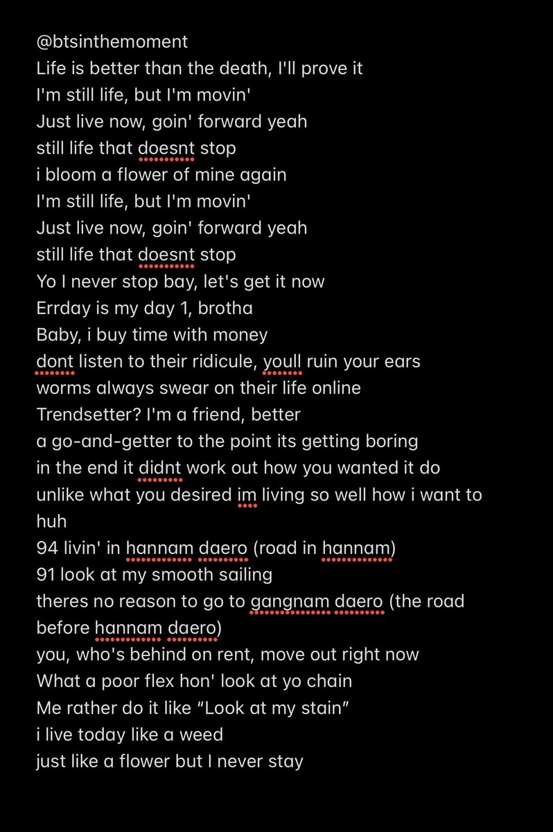 btsinthemoment's tweet photo. still life (with anderson. paak) english translation https://t.co/nrbLSOYkeZ