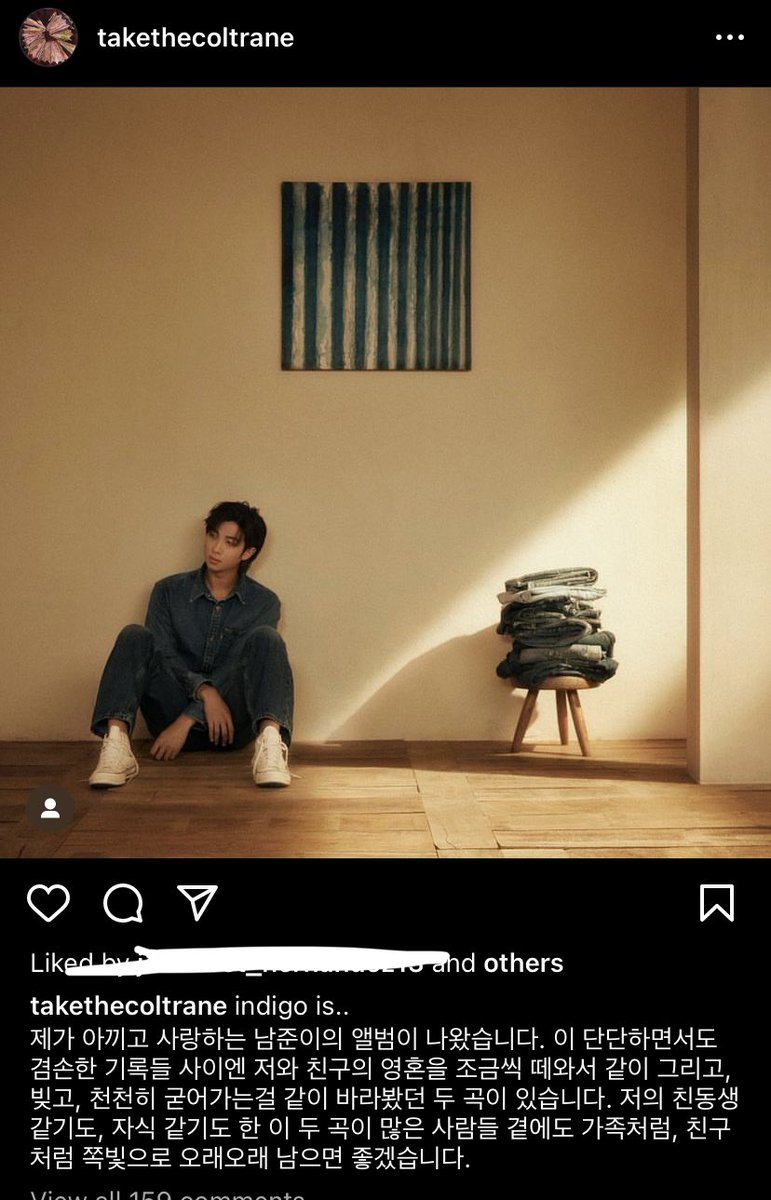 btsbaragi_jk's tweet photo. From John Eun’s IG
👤 The album of Namjoon, who I cherish and love, came out. Between these firm, yet humble records, there are two songs that, after taking bits of my friend’s and my souls, we, together, drew, moulded, and, together, watched slowly harden.+ https://t.co/Eve2IJ191f