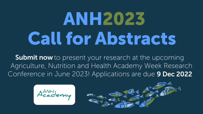 IFPRIMalawi's tweet photo. 📢Call for abstracts for #ANH2023 is still open!  

📆27-30 June 2023 (online &amp; Malawi) 

Do you have exciting research to present? 

⏰Deadline 9 Dec 

More details👉https://t.co/VLU3sTFNNy https://t.co/b4YCcWPRm9