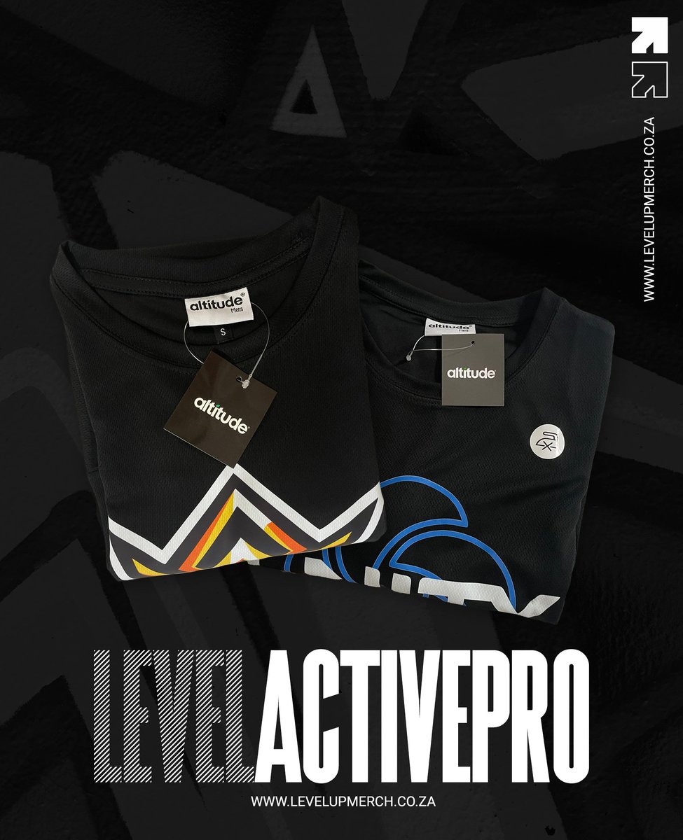 LevelUpMerchZA's tweet image. Be like our first two clients @MonarchRealm and @UnityZAofficial and Level Up your wardrobe this December with our #LevelActivePro shirts.

Final orders will be taken until the 9th of December and reopen on the 9th of January 2023.

#LevelUpYourDrip
levelupmerch.co.za