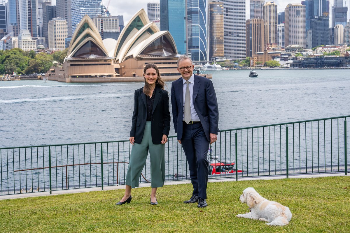 🇫🇮🤝🇦🇺

PM <a href="/MarinSanna/">Sanna Marin</a> met with PM of Australia <a href="/AlboMP/">Anthony Albanese</a> in Sydney. 

Leaders reaffirmed the warm and productive relationship between Australia and Finland, underpinned by a common vision based on equality, trust and shared values.