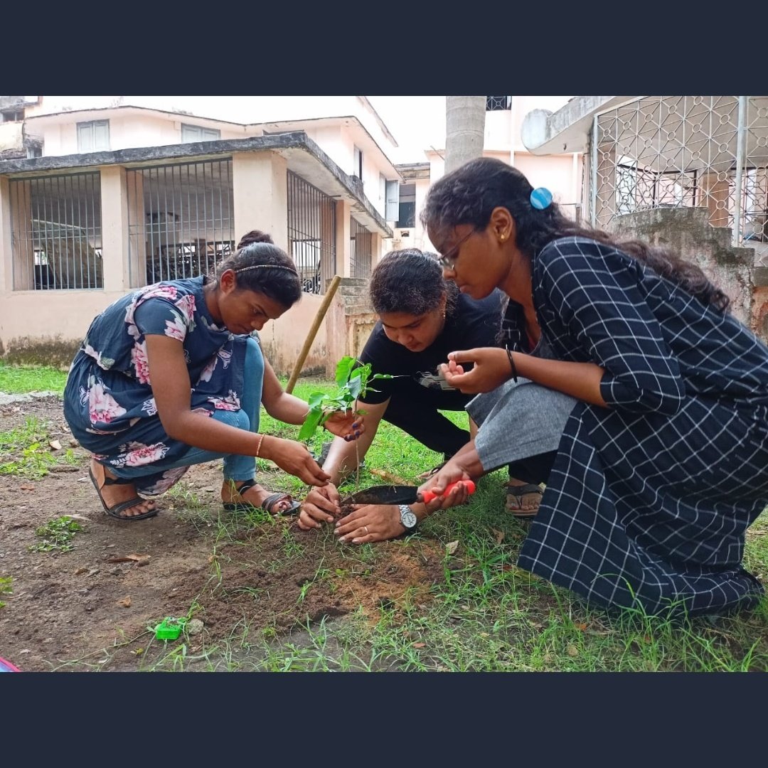 Celebration of World Environment
Our Team celebrated this day at Berhampur Khallikote University with 9 members to mark this auspicious day by planting within the college premises
 It's our Planet, it's our Responsibility
<a href="/Sdg13Un/">🇺🇳 #UN 🇺🇳 #SDGs 🌏 #ClimateAction 🌐 #ActNow</a> <a href="/Ganjam_Admin/">Collector & District Magistrate, Ganjam</a> <a href="/BrahmapurCorp/">BERHAMPUR MUNICIPAL CORPORATION</a> <a href="/kcuaatweets/">Khallikote College Uni Alumni Association</a> @IYCM